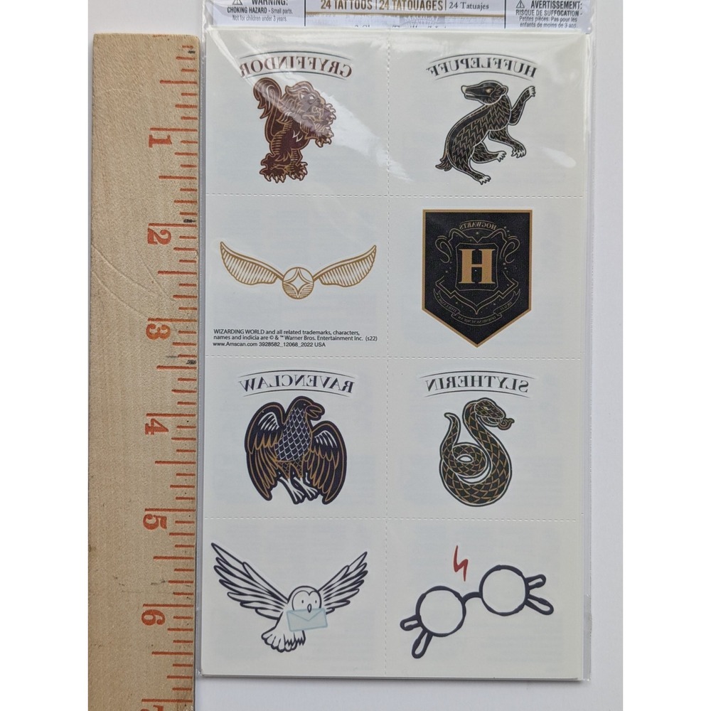 Harry Potter Tattoo Packs (24 tatoos)